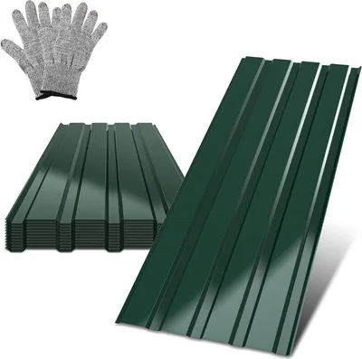Immagine prodotto di TolleTour 24xtrapezoidale 115x45 cm=12 ㎡ Lamiera per tettoia Carport Lamiera profilata Lamiera per tetto Lamiera ondulata Pannelli per tetto Lamiera per muro Verde