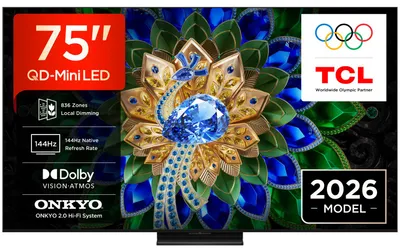 Produktbild von TCL A400 75A400U, 190,5 cm (75"), 3840 x 2160 Pixel, LCD, Smart-TV, WLAN, Schwarz