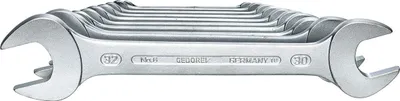 Produktbild von GEDORE 6-100 Doppelmaulschlüssel-Satz 10-teilig 6-32 mm, 6077620