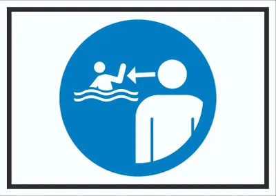 Produktbild von Kinder in Wassereinrichtungen beaufsichtigen Symbol Schild A1 (594x841mm)