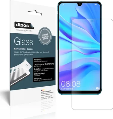 Produktbild von 2x Schutzfolie für Huawei P30 Lite (2020) matt - Anti-Shock 9H Folie dipos Glass Kunststoffglas
