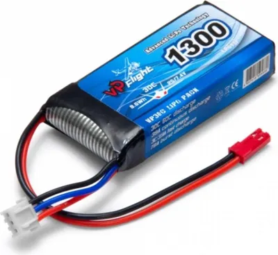 Produktbild von Li-Po 2S 7,4V 30C 1.300 mAh, JST-RCY (BEC) Anschluss Vapex