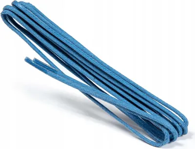 Produktbild von Langlebige gewachste Rundschnürsenkel - 75 cm Kaps - Blau (0052)