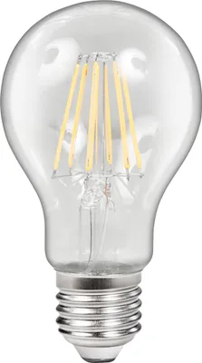 Produktbild von LED Filament Glühlampe McShine Filed E27 6W 620 lm warmweiß dimmbar klar