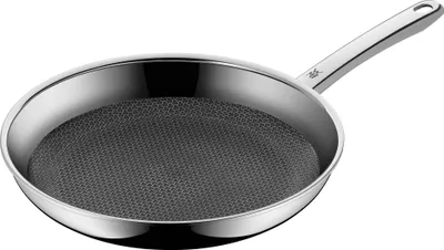 Produktbild von WMF Profi Resist 17.5624.6411, Rund, Allzweckpfanne, Schwarz, Edelstahl, Edelstahl, 260 °C, Aluminium, Edelstahl
