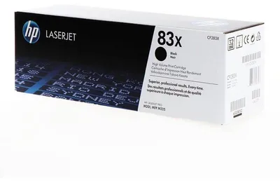 Zdjęcie produktu dla HP 83X oryginalny czarny wkład laserowy o wysokiej wydajności, 2200 stron(y), Czarny, 1 szt.