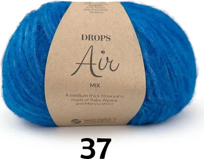 Produktbild von DROPS Air mix (50g/150m) 37 bluebird