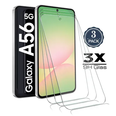 Produktbild von 3X Für Samsung Galaxy A56 5G Panzerglas Glasfolie Display Schutz Folie Glas 9H Hart Echt Glas Displayschutzfolie 3 Stück