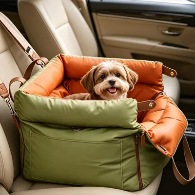 Immagine prodotto di Seggiolino per cani per auto, impermeabile, con cintura di sicurezza