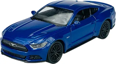 Produktbild von Welly 2015 Ford Mustang GT blue 1:34-1:39 Die Cast Metall Modell Neu im Kasten 43707
