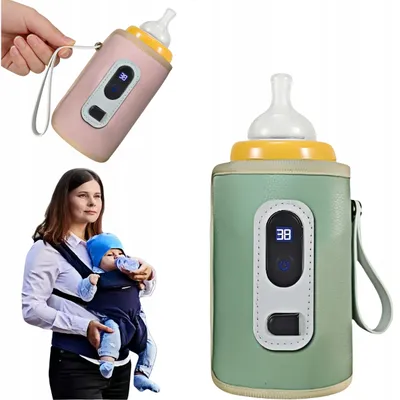 Obrázok produktu pre Prenosný ohrievač fliaš pre bábätká s LCD displejom, 10 W, 5 úrovní teploty