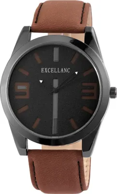 Produktbild von Excellanc Herrenuhr mit Band aus Kunstleder