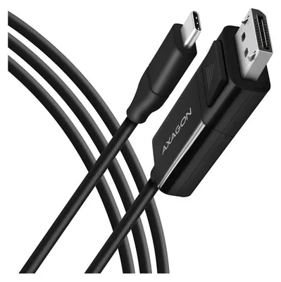 Productafbeelding van Axagon RVC-DPC, 1,8 meter, USB Type-C, DisplayPort, mannelijk - mannelijk, directe verbinding