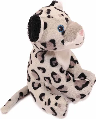 Produktbild von Plüschtier Schneeleopard 13cm, Stofftiere Kuscheltiere Raubkatzen Softplüsch