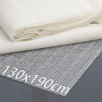 Productafbeelding van Ibenzoa® Antislipmat 130 x 190 cm – PVC, snijbaar voor gebruik op tapijten en gladde oppervlakken, antislip netstructuur, veelzijdig inzetbaar