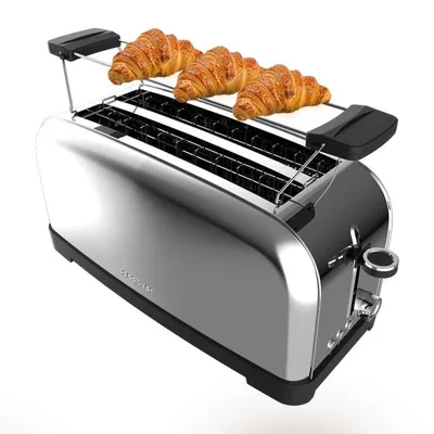 Obrázok produktu pre Cecotec Toastin' time 1500, 4 krajcov, Nerezová oceľ, Nerezová oceľ, 1500 W, 220 - 240 V, 50 - 60 Hz