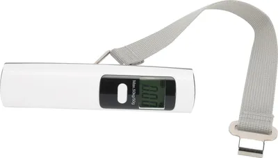 Zdjęcie produktu dla Kieszonkowa, bezbateryjna, przenośna waga bagażowa z wyświetlaczem LCD