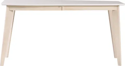 A table shown from the front on a white background.
