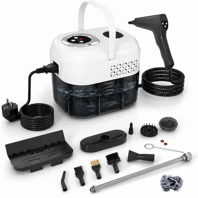 Dampfreiniger Handgerät 1500 W, 1,8 l Tank, 15 s Aufheizzeit, 6 Stufen