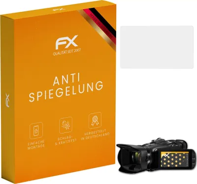 Produktbild von atFoliX FX-Antireflex 3x Schutzfolie kompatibel mit Canon Legria HF G70 Displayfolie