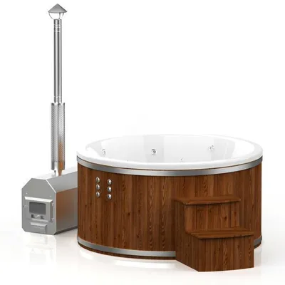 Obrázok produktu pre Whirlpool Vírivka Externá pec na drevo Thermowood Luxusný záhradný bazén Wellness