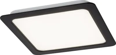 Obrázek produktu pro Plafond čtvercový černý LED 12W neutrální barva světla Shaun2 Rabalux