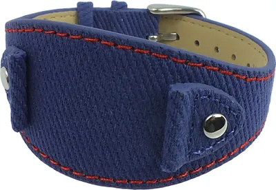 Produktbild von s.Oliver > Unterlageband 16mm blau Textil > SO-2067-LQ rote Naht