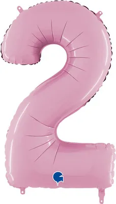 Immagine prodotto di Palloncino in foil n. 2 rosa pastello, 66 cm Grabo
