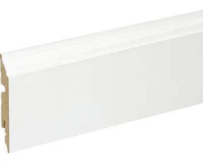 Produktbild von SKANDOR Sockelleiste weiß FU82L 1200 x 82 x 13 mm