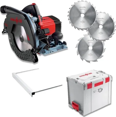 Produktbild von Mafell Handkreissäge K85Ec L-MAX + 2x HM Sägeblatt 237x1,8/2,5 x 30mm Z 24 WZ