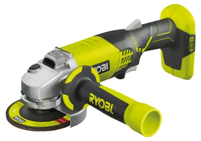Productafbeelding van RYOBI - 18V ONE+ 115 mm Angle Grinder - 7.500 rpm - Auxiliary Handle - Supplied with 1 Grinding Disc - R18AG-0