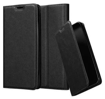 Produktbild von Cadorabo Hülle für Samsung Galaxy A70 / A70s Schutz Hülle in Schwarz Handyhülle Etui Case Cover Magnetverschluss