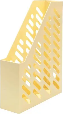 Immagine prodotto di 10x HAN 1601-815 HAN Cartella per riviste KLASSIK in plastica giallo pastello, DIN A4