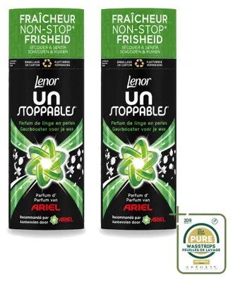 Produktbild von 2 x Lenor Unstoppables Ariel Duftbooster - 165 g - Vorratspackung - 2 Stücke