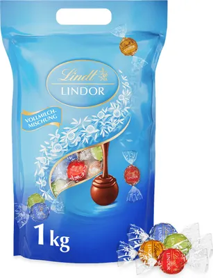 Produktbild von Lindt - LINDOR - Kugeln VOLLMILCH MISCHUNG 1kg Tüte