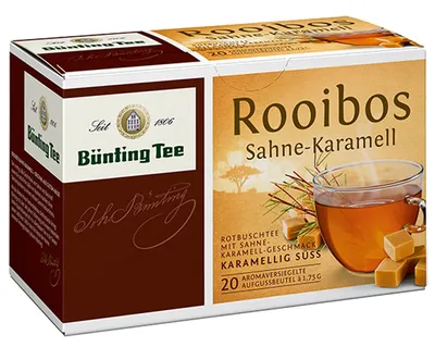 Obrázok produktu pre Bünting Tea Rooibos Cream Caramel Caramelly Sweet 12 balení