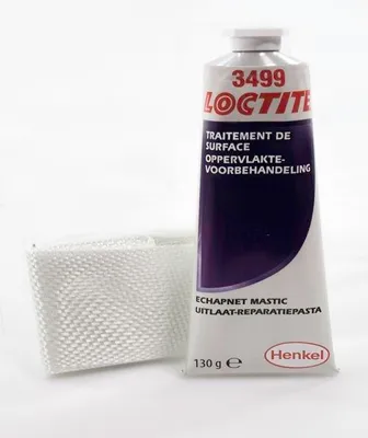 Obrázok produktu pre LOCTITE Sada na opravu výfuku, tmel, sklenená páska, drôt, pre rúrky a tlmiče, 130 g