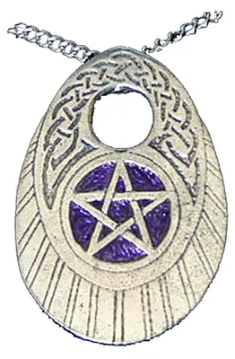 Produktbild von Pentagramm oval Anhänger Schmuck - Pentagramm - 34x49mm