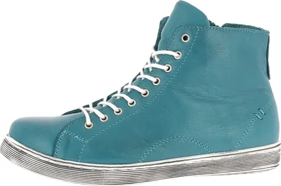 Zdjęcie produktu dla Buty damskie typu sneaker z wysoką cholewką i sznurowaniem marki Andrea Conti, model 0341500, rozmiar: 38 EU, kolor: zielony