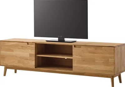 Produktbild von home24 Tv-Lowboard - Eiche Massiv - Eiche