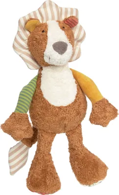Image de sigikid Patchwork Lion, Green Collection, Peluche, doudou, animal en peluche, brun / blanc / beige, 39554