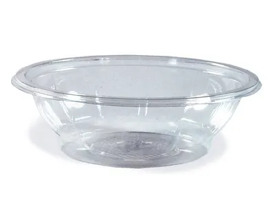 Produktbild von 250x Salatschalen rund Ø 17,6 x 4,8 cm klar 500 ml (PET)