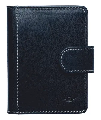Immagine prodotto di Golden Head porta carte di credito Bari RFID Protect Card Case Navy blu scuro
