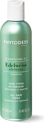 Image de Shampooing à l'Edelweiss - Soin pour Tous Types de Cheveux 250ml - Hydratation, Légèreté, Brillance et Protection Capillaire