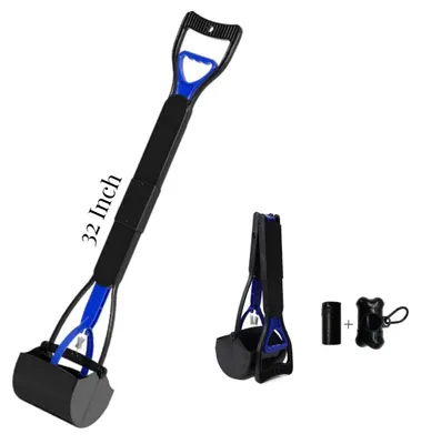 Obrázek produktu pro Lopatka Ceasyde pro velké psy, s rukojetí o délce 81,3 cm, určená k odstraňování psích exkrementů