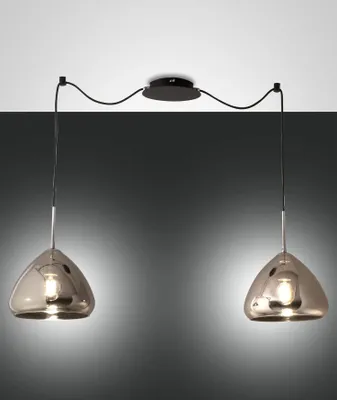 Produktbild von Fabas Luce Pendelleuchte Glow E27 3500x7000mm verchromt