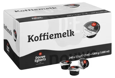 Obrázok produktu pre Douwe Egberts - kávové mlieko, šálky 7,5 g, balenie 240 kusov