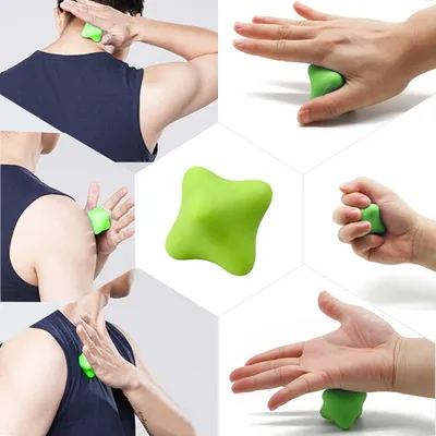 Produktbild von Handtrainer und Fingerkraftverstärker Set mit Massageball und Stressball