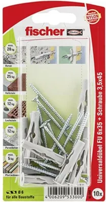 Produktbild von Universaldübel FU 6x35 S K