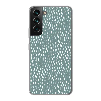 Produktbild von MuchoWow® Handyhülle Schutzhülle Hülle für Samsung Galaxy S22 Plus Polka dots - Weiß - Grün Silikon Softcase Handy Hülle - Schutzabdeckung